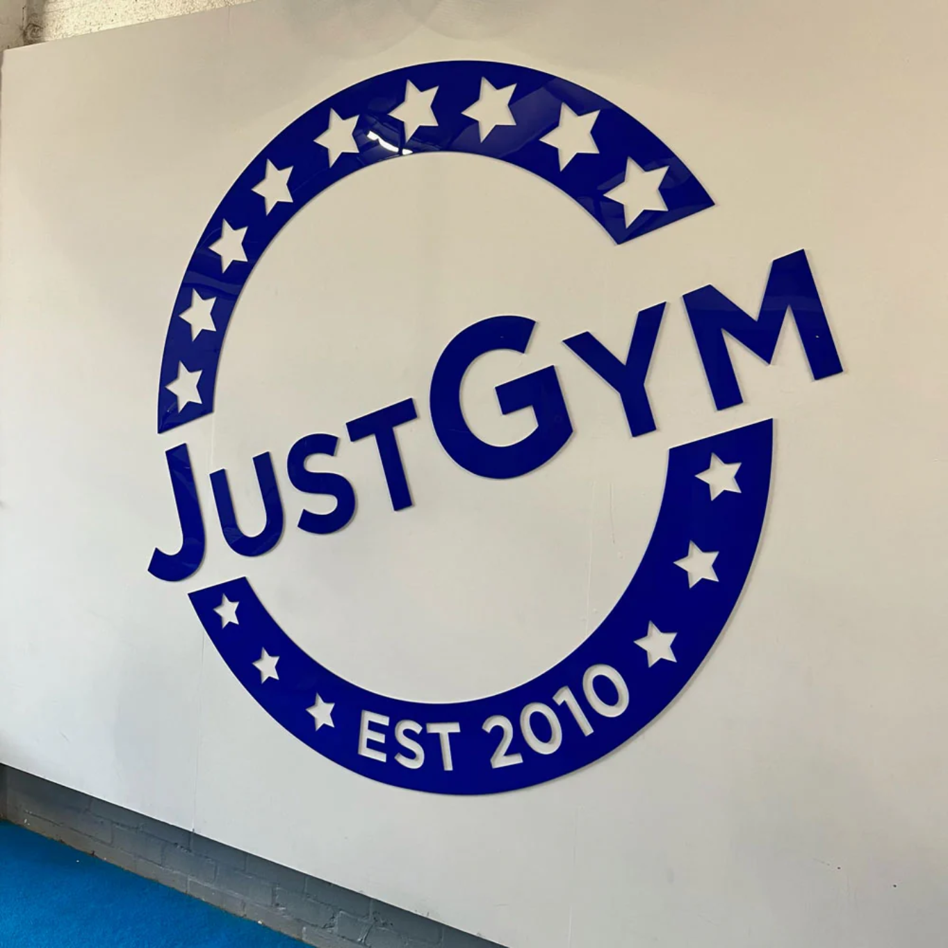 3D Acrylic Logo Wall Sign Standard Colours - Square or Circle Logos